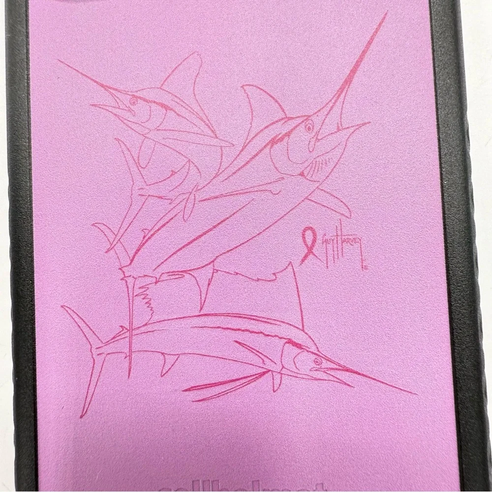 Guy Harvey Fortitude Pink Ribbon Awareness Protective iPhone 13 Pro Max Case